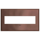 Legrand - adorne® Cast Metal Four-Gang Screwless Wall Plate - AWC4GMAC4 | Montreal Lighting & Hardware