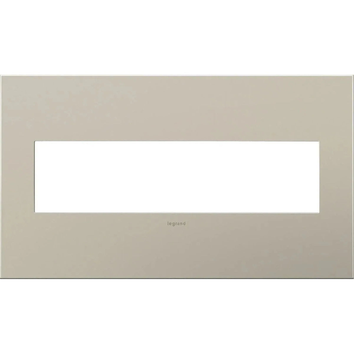Legrand - adorne® Cast Metal Four-Gang Screwless Wall Plate - AWC4GSN4 | Montreal Lighting & Hardware