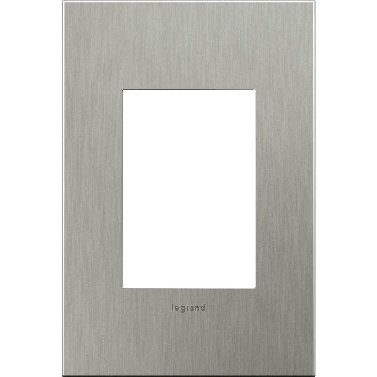 Legrand - adorne® Cast Metal One-Gang-Plus Screwless Wall Plate - AWC1G3BS4 | Montreal Lighting & Hardware