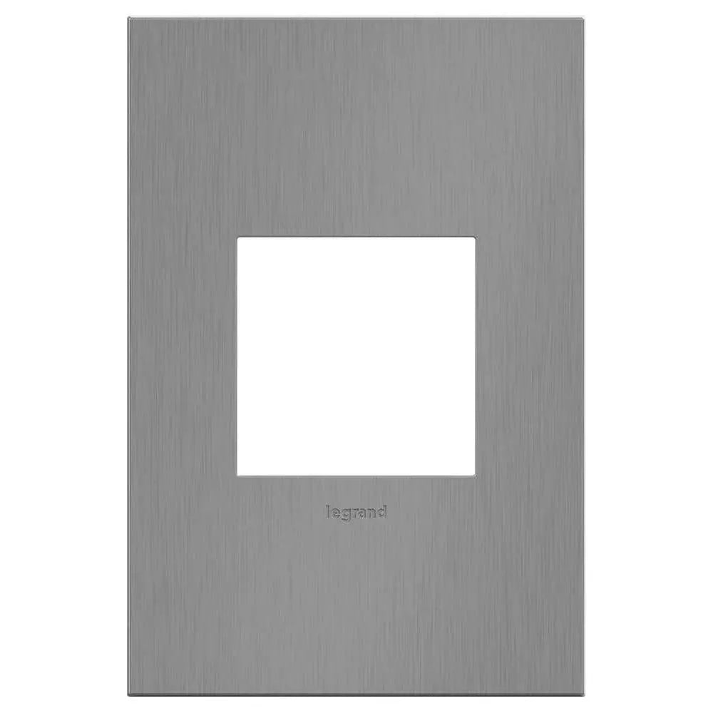 Legrand - adorne® Cast Metal One-Gang Screwless Wall Plate - AWC1G2BBN4 | Montreal Lighting & Hardware