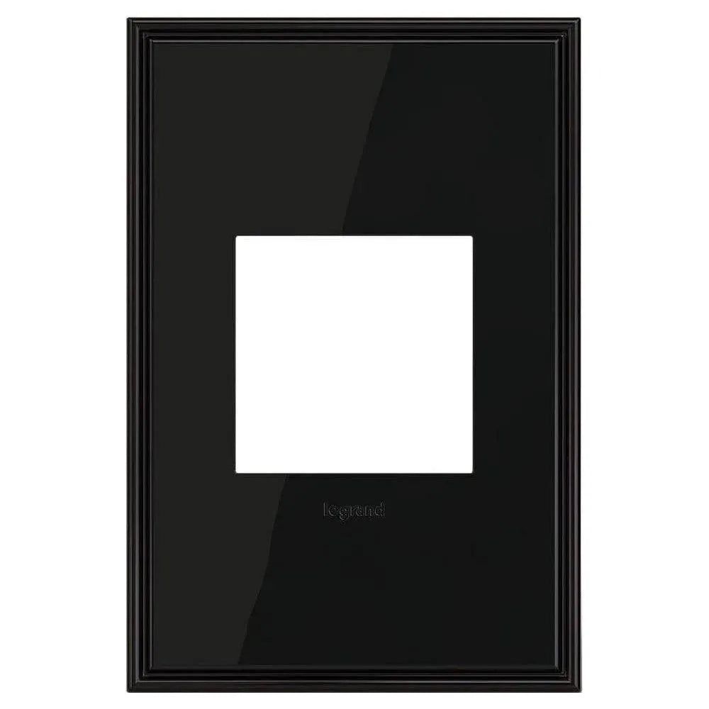 Legrand - adorne® Cast Metal One-Gang Screwless Wall Plate - AWC1G2BLN4 | Montreal Lighting & Hardware