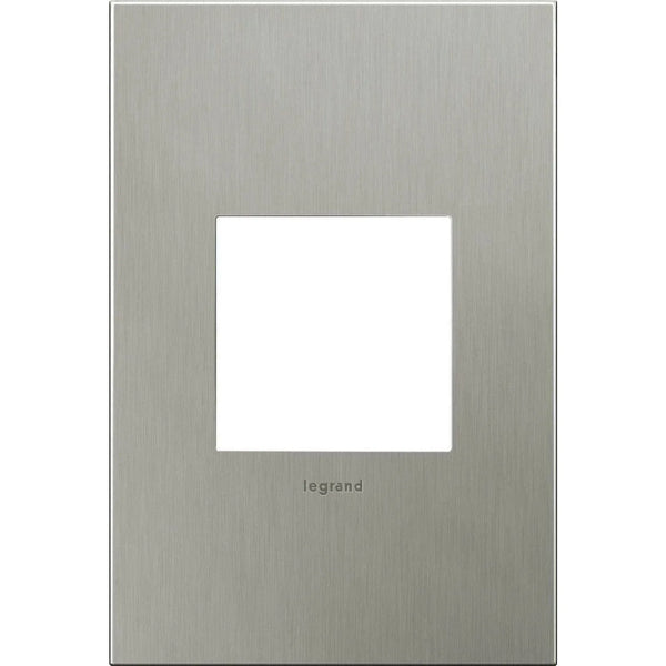 adorne® Cast Metal One-Gang Screwless Wall Plate
