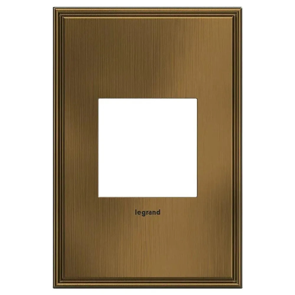Legrand - adorne® Cast Metal One-Gang Screwless Wall Plate - AWC1G2COF4 | Montreal Lighting & Hardware