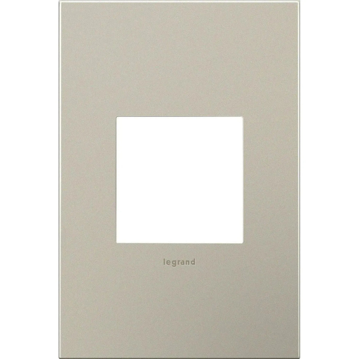 Legrand - adorne® Cast Metal One-Gang Screwless Wall Plate - AWC1G2SN4 | Montreal Lighting & Hardware
