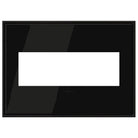 Legrand - adorne® Cast Metal Three-Gang Screwless Wall Plate - AWC3GBLN4 | Montreal Lighting & Hardware