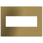 Legrand - adorne® Cast Metal Three-Gang Screwless Wall Plate - AWC3GBSB4 | Montreal Lighting & Hardware