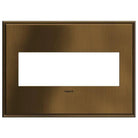 Legrand - adorne® Cast Metal Three-Gang Screwless Wall Plate - AWC3GCOF4 | Montreal Lighting & Hardware