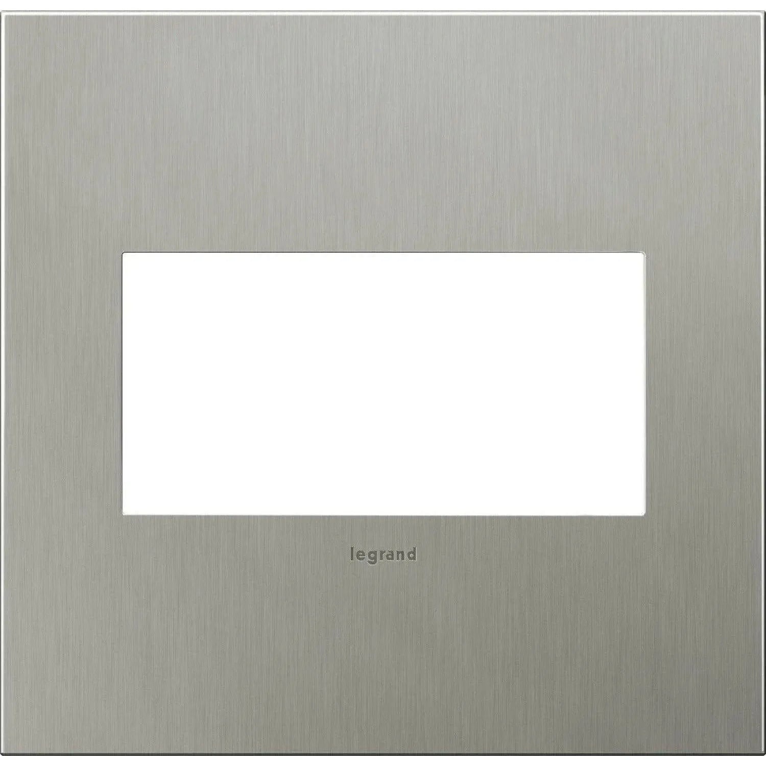 Legrand - adorne® Cast Metal Two-Gang Screwless Wall Plate - AWC2GBS4 | Montreal Lighting & Hardware