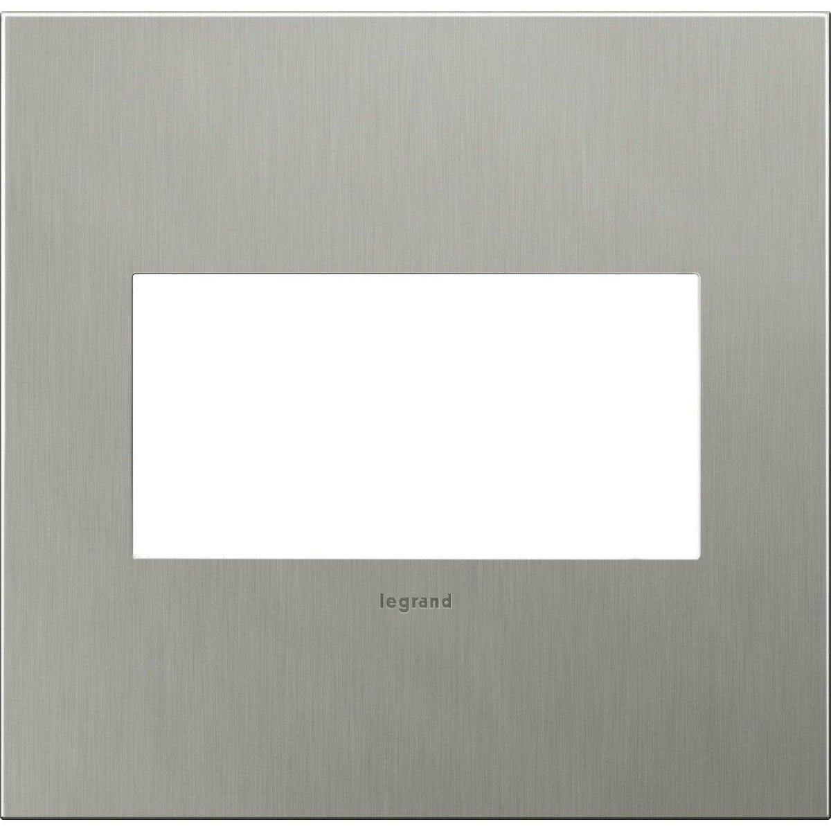Legrand - adorne® Cast Metal Two-Gang Screwless Wall Plate - AWC2GBS4 | Montreal Lighting & Hardware