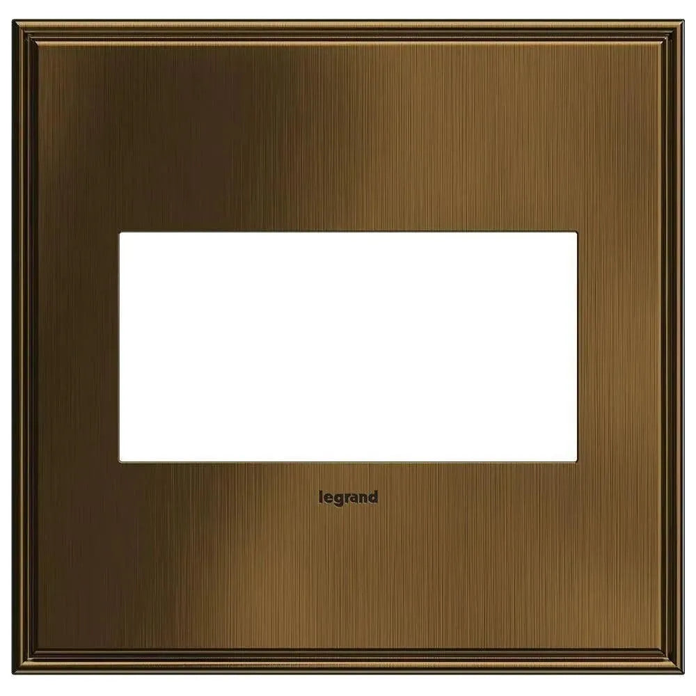 Legrand - adorne® Cast Metal Two-Gang Screwless Wall Plate - AWC2GCOF4 | Montreal Lighting & Hardware