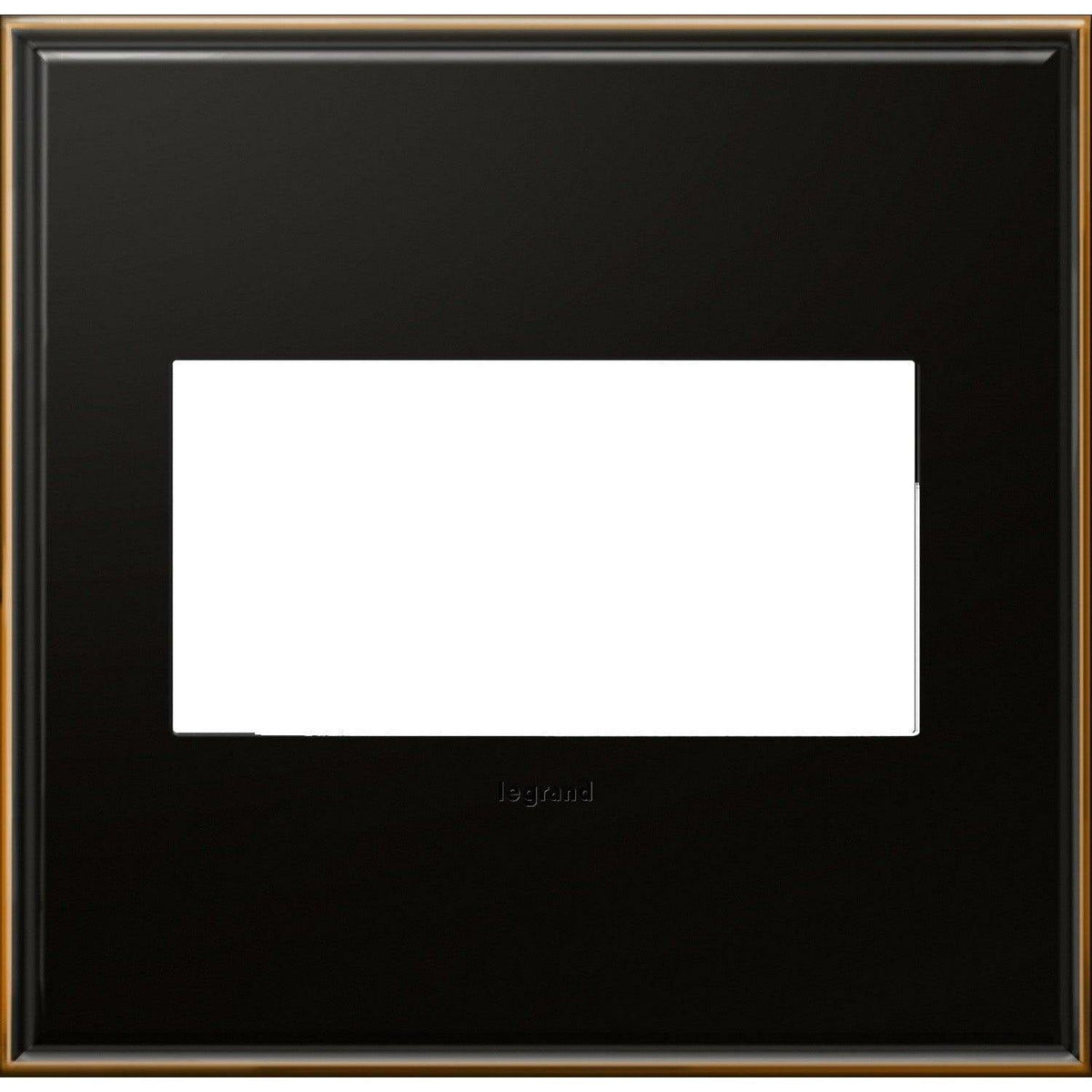 Legrand - adorne® Cast Metal Two-Gang Screwless Wall Plate - AWC2GOB4 | Montreal Lighting & Hardware