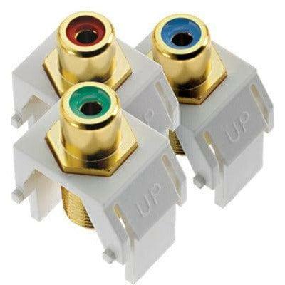 Legrand - adorne® Component Video RCA to F Kit - ACRGBRCAFW1 | Montreal Lighting & Hardware