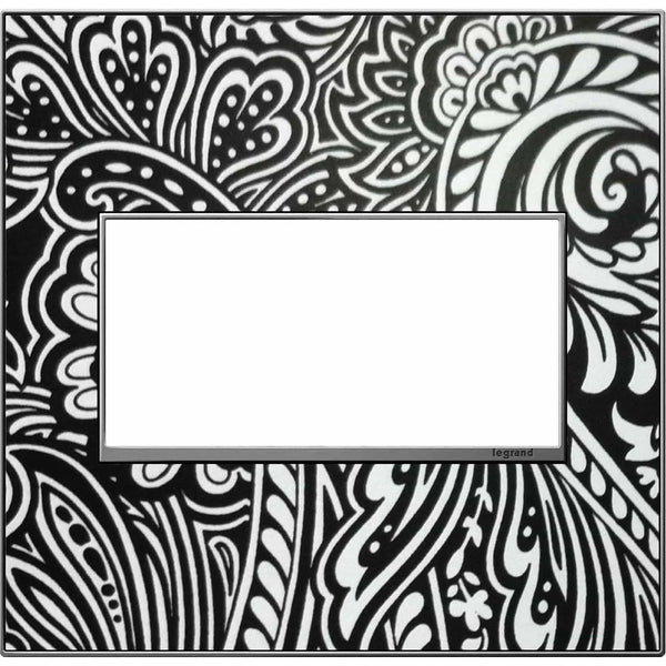 adorne® Custom Two-Gang Screwless Wall Plate