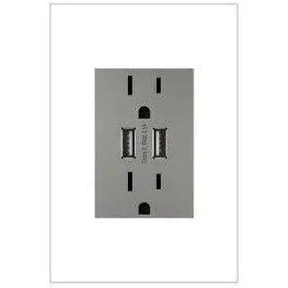 Legrand - adorne® Dual-USB Outlet - ARTRUSB153G4 | Montreal Lighting & Hardware