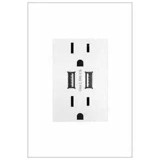 Legrand - adorne® Dual-USB Outlet - ARTRUSB153W4 | Montreal Lighting & Hardware
