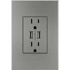 Legrand - adorne® Dual-USB Outlet with Wall Plate - ARTRUSB153M4WP | Montreal Lighting & Hardware