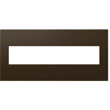 Legrand - adorne® Plastic Five-Gang Screwless Wall Plate - AWP5GBR1 | Montreal Lighting & Hardware