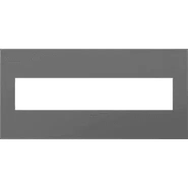 Legrand - adorne® Plastic Five-Gang Screwless Wall Plate - AWP5GMG1 | Montreal Lighting & Hardware