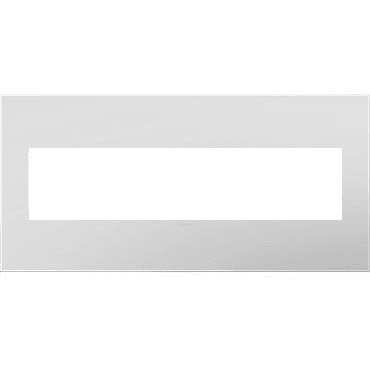 Legrand - adorne® Plastic Five-Gang Screwless Wall Plate - AWP5GPW1 | Montreal Lighting & Hardware