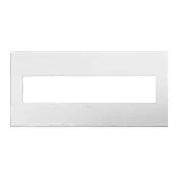 Legrand - adorne® Plastic Five-Gang Screwless Wall Plate - AWP5GWHW1 | Montreal Lighting & Hardware