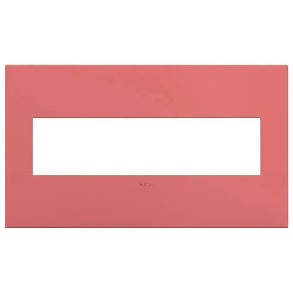 Legrand - adorne® Plastic Four-Gang Screwless Wall Plate - AWP4GHB4 | Montreal Lighting & Hardware