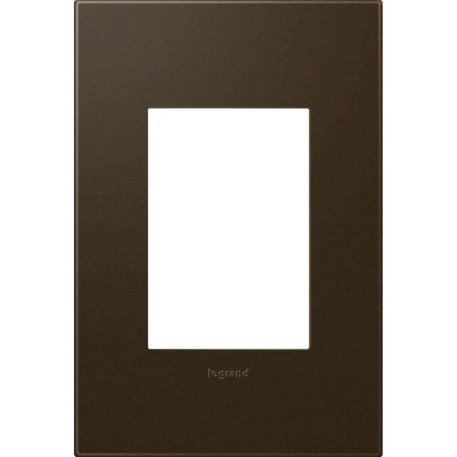 Legrand - adorne® Plastic One-Gang Plus Screwless Wall Plate - AWP1G3BR4 | Montreal Lighting & Hardware