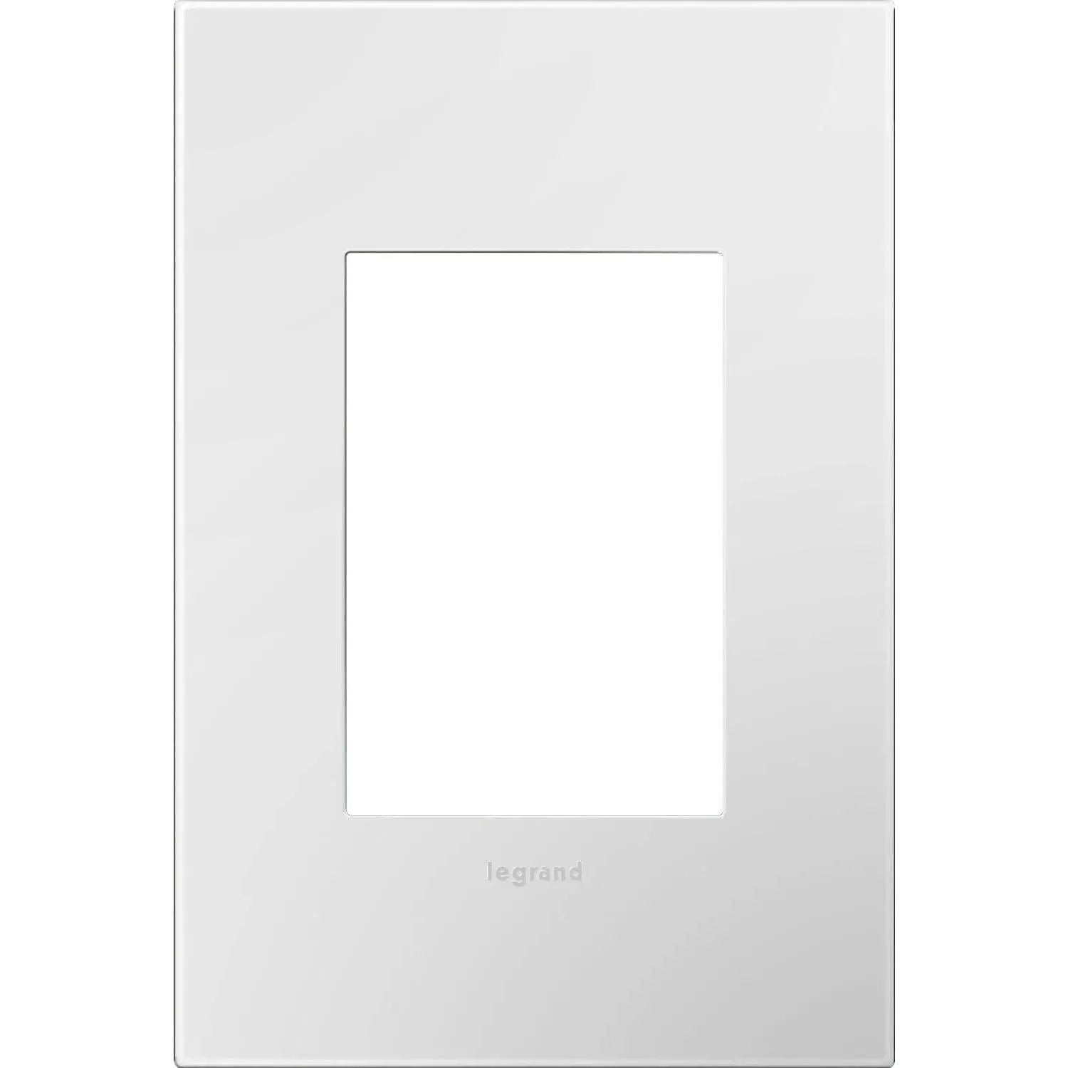 Legrand - adorne® Plastic One-Gang Plus Screwless Wall Plate - AWP1G3WH4 | Montreal Lighting & Hardware