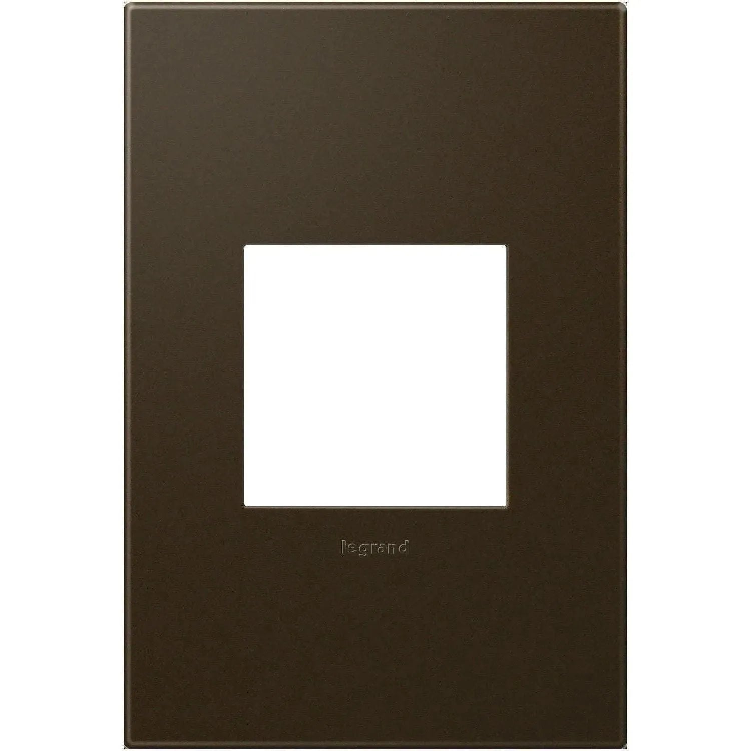 Legrand - adorne® Plastic One-Gang Screwless Wall Plate - AWP1G2BR6 | Montreal Lighting & Hardware