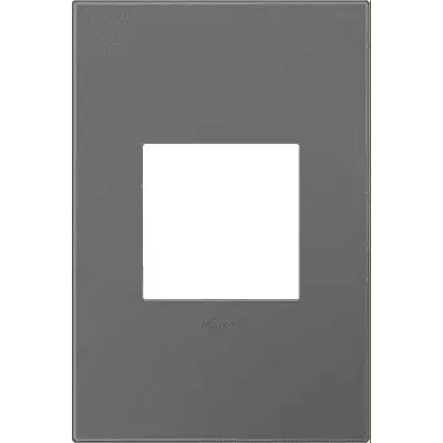 Legrand - adorne® Plastic One-Gang Screwless Wall Plate - AWP1G2MG6 | Montreal Lighting & Hardware