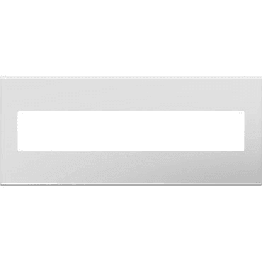 Legrand - adorne® Plastic Six-Gang Screwless Wall Plate - AWP6GPW1 | Montreal Lighting & Hardware