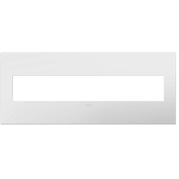 Legrand - adorne® Plastic Six-Gang Screwless Wall Plate - AWP6GWH1 | Montreal Lighting & Hardware