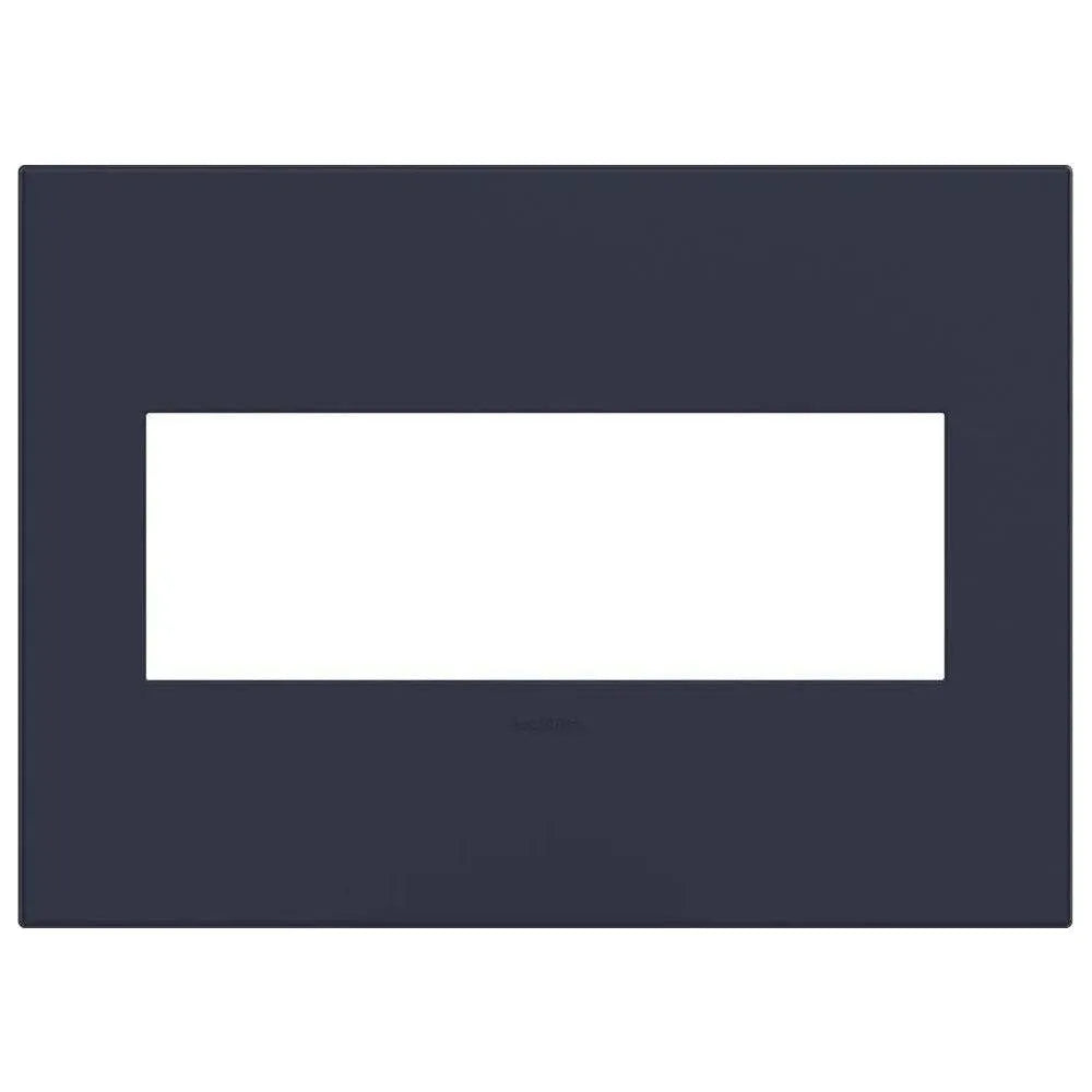 Legrand - adorne® Plastic Three-Gang Screwless Wall Plate - AWP3GBL4 | Montreal Lighting & Hardware