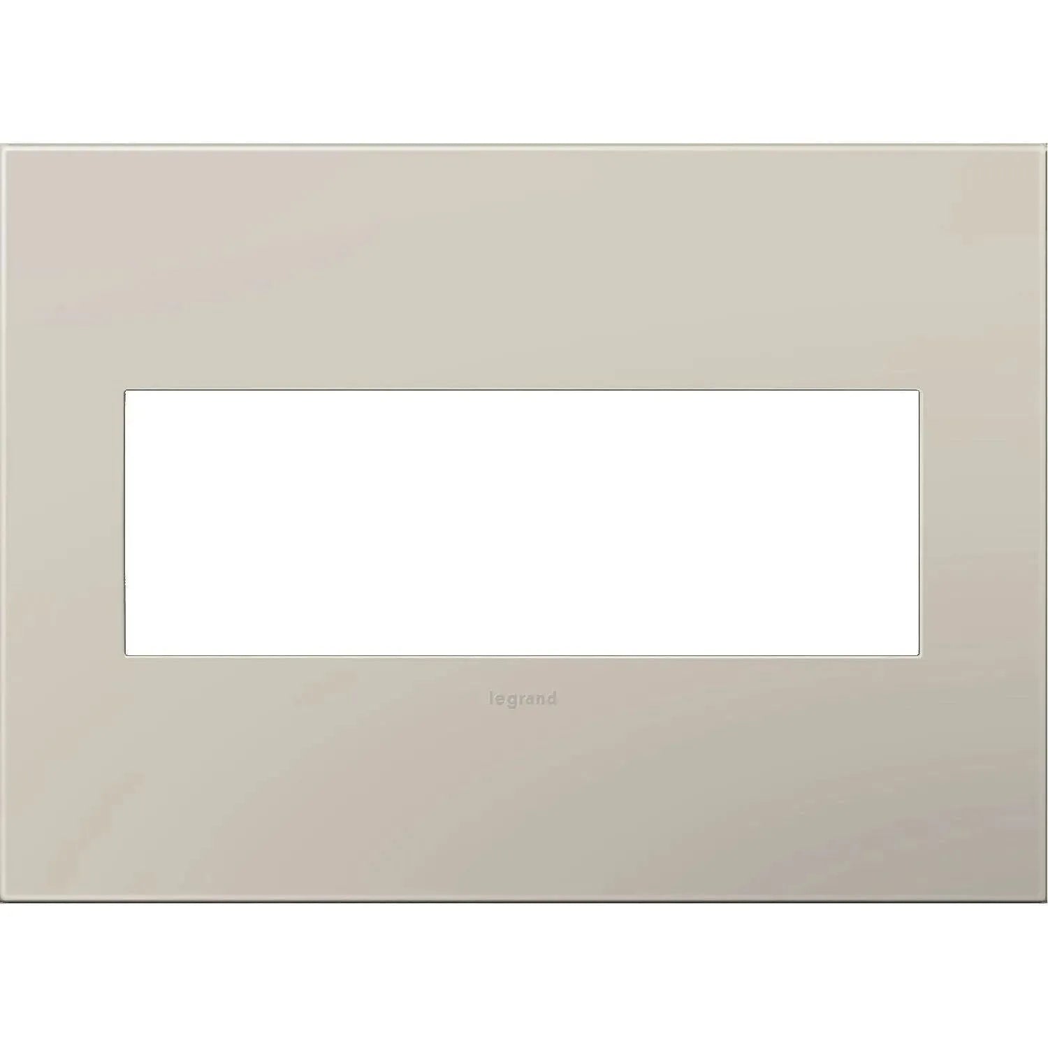 Legrand - adorne® Plastic Three-Gang Screwless Wall Plate - AWP3GGG4 | Montreal Lighting & Hardware