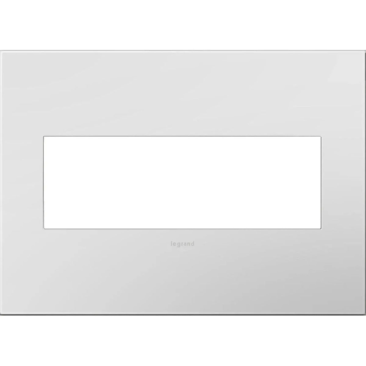 Legrand - adorne® Plastic Three-Gang Screwless Wall Plate - AWP3GPW4 | Montreal Lighting & Hardware