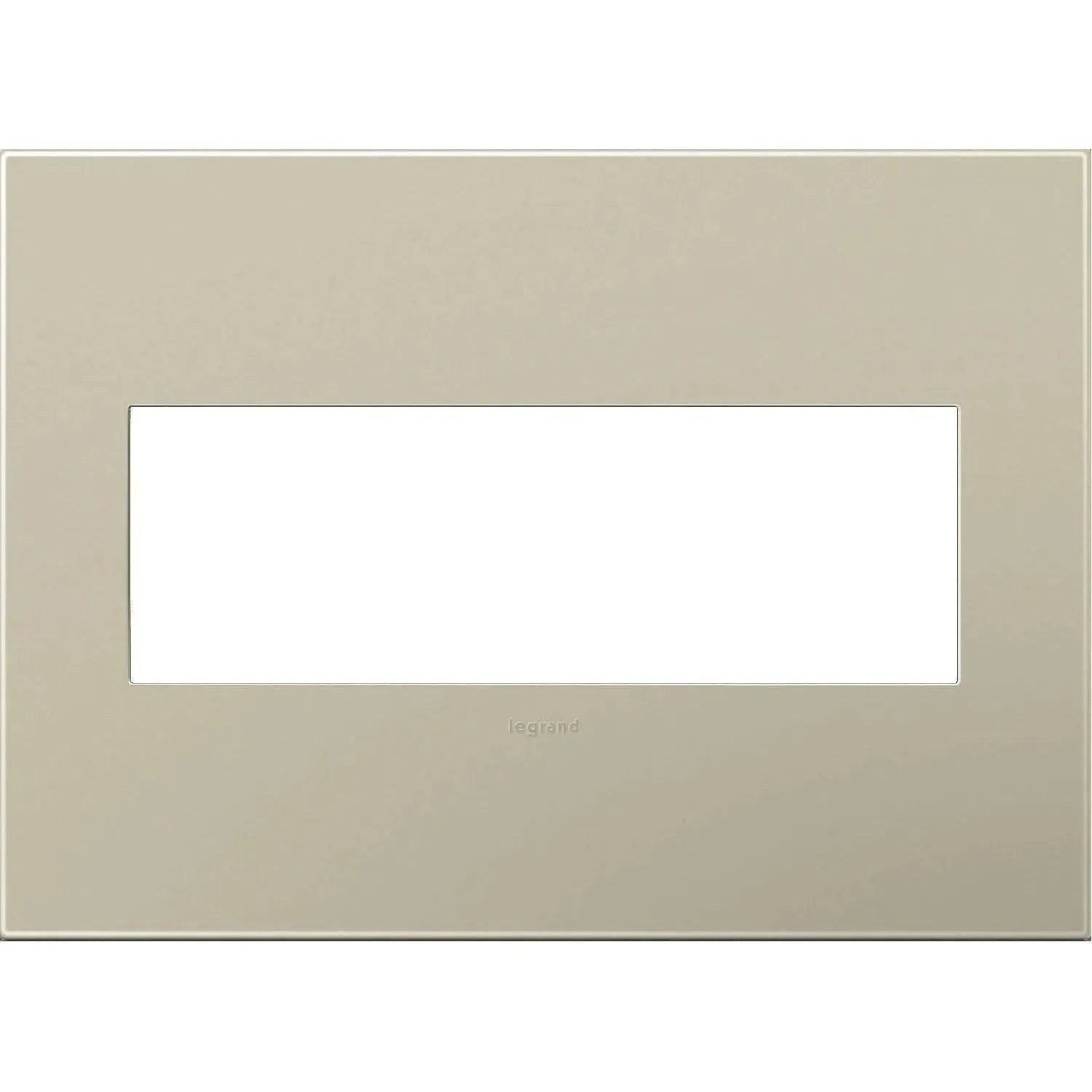 Legrand - adorne® Plastic Three-Gang Screwless Wall Plate - AWP3GTM4 | Montreal Lighting & Hardware