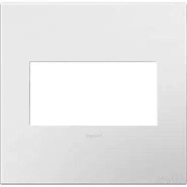 Legrand - adorne® Plastic Two-Gang Screwless Wall Plate - AWP2GWH4 | Montreal Lighting & Hardware