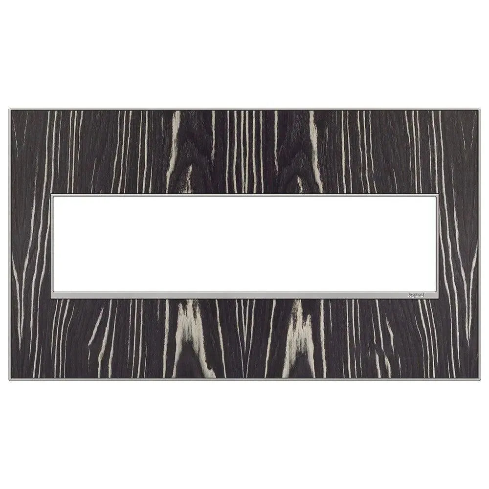 Legrand - adorne® Real Materials Four-Gang Screwless Wall Plate - AWM4GMA4 | Montreal Lighting & Hardware