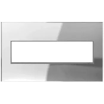 Legrand - adorne® Real Materials Four-Gang Screwless Wall Plate - AWM4GMR1 | Montreal Lighting & Hardware