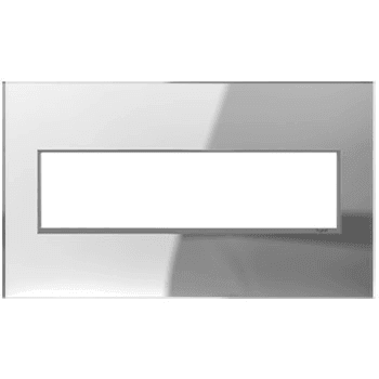 Legrand - adorne® Real Materials Four-Gang Screwless Wall Plate - AWM4GMR1 | Montreal Lighting & Hardware