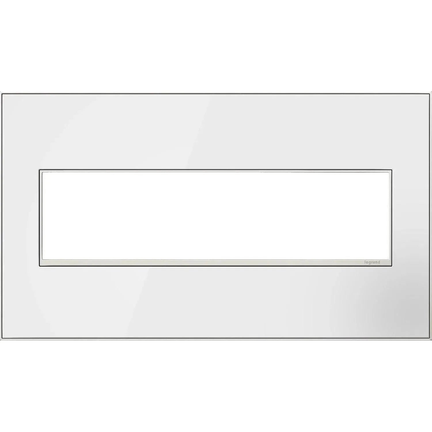 Legrand - adorne® Real Materials Four-Gang Screwless Wall Plate - AWM4GMW4 | Montreal Lighting & Hardware