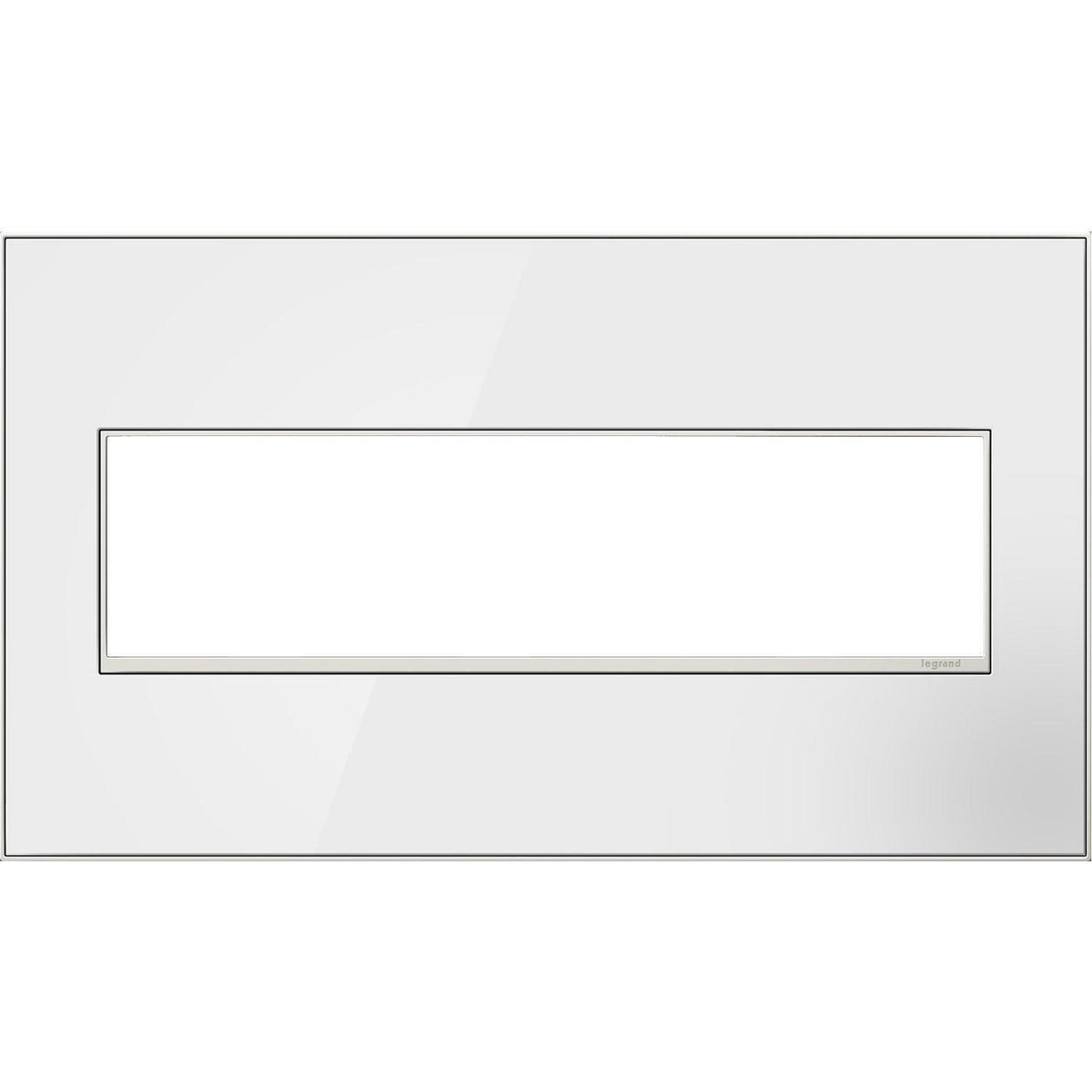 Legrand - adorne® Real Materials Four-Gang Screwless Wall Plate - AWM4GMW4 | Montreal Lighting & Hardware