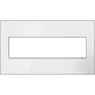 Legrand - adorne® Real Materials Four-Gang Screwless Wall Plate - AWM4GMWW4 | Montreal Lighting & Hardware