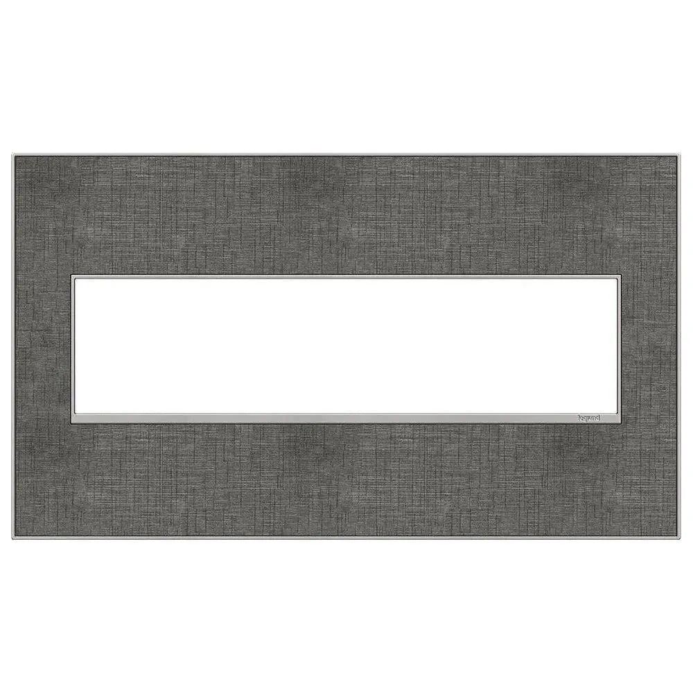 Legrand - adorne® Real Materials Four-Gang Screwless Wall Plate - AWM4GSL4 | Montreal Lighting & Hardware