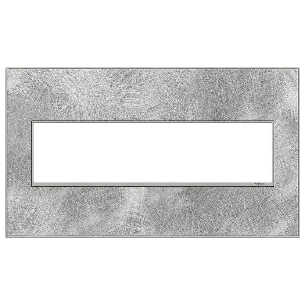 Legrand - adorne® Real Materials Four-Gang Screwless Wall Plate - AWM4GSP4 | Montreal Lighting & Hardware