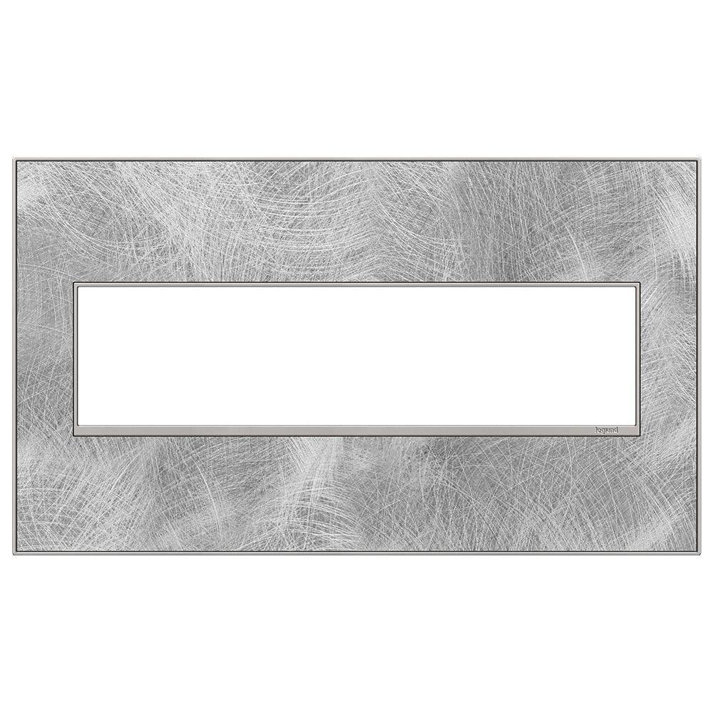 Legrand - adorne® Real Materials Four-Gang Screwless Wall Plate - AWM4GSP4 | Montreal Lighting & Hardware