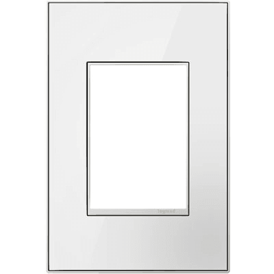 Legrand - adorne® Real Materials One-Gang Plus Screwless Wall Plate - AWM1G3MWW4 | Montreal Lighting & Hardware