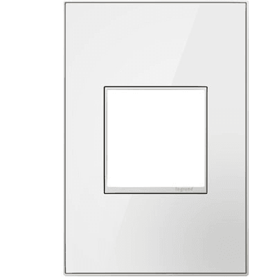 Legrand - adorne® Real Materials One-Gang Screwless Wall Plate - AWM1G2MWW4 | Montreal Lighting & Hardware