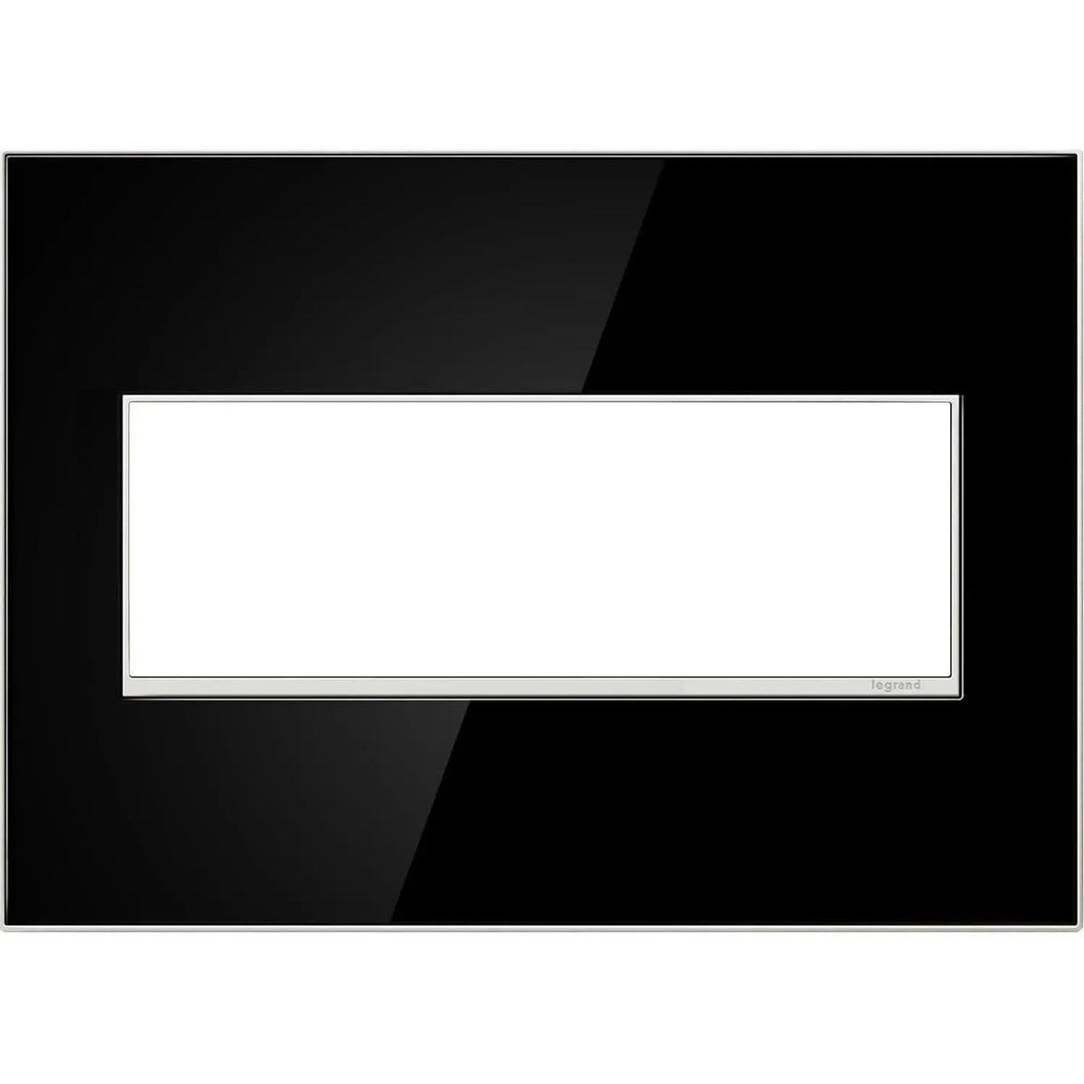 Legrand - adorne® Real Materials Three-Gang Screwless Wall Plate - AWM3GMB4 | Montreal Lighting & Hardware