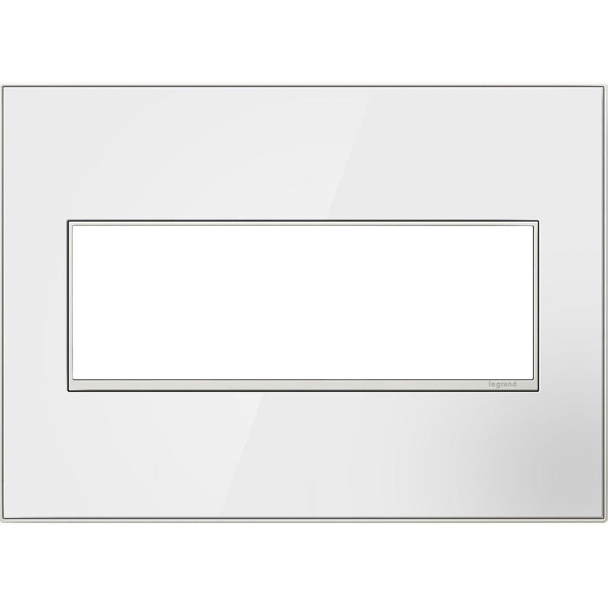 Legrand - adorne® Real Materials Three-Gang Screwless Wall Plate - AWM3GMW4 | Montreal Lighting & Hardware