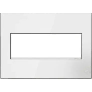 Legrand - adorne® Real Materials Three-Gang Screwless Wall Plate - AWM3GMWW4 | Montreal Lighting & Hardware